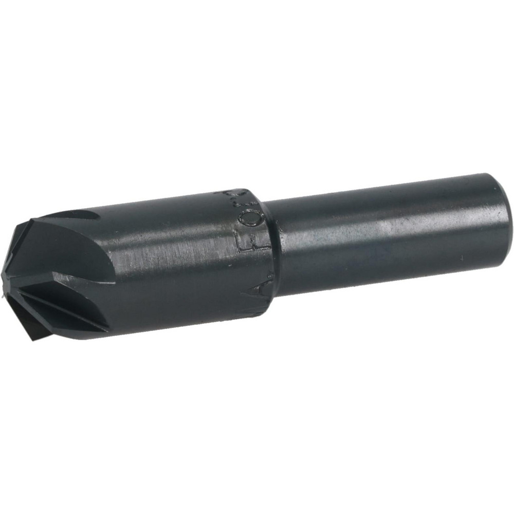 Accupro Chamfer Mill: 3/8" Dia, 3/8" Shank Dia, 120 deg, 2 Flute, Solid Carbide, Single End - 2500133