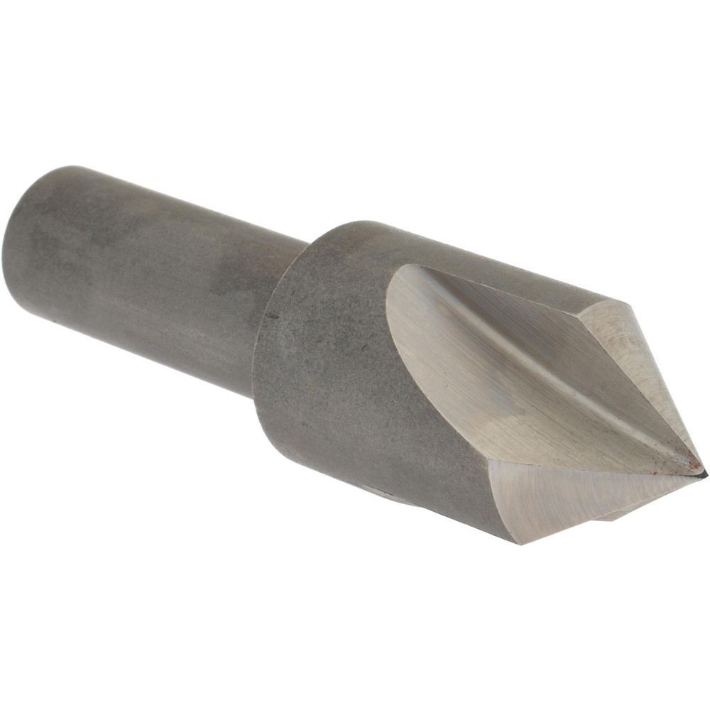 Value Collection Countersink: 3/4" Head Dia, 82.00 deg Included Angle, 3 Flute, High-Speed Steel, Right Hand Cut - 28619