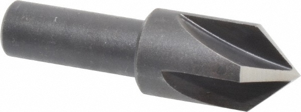 Value Collection Countersink: 3/4" Head Dia, 82.00 deg Included Angle, 3 Flute, High-Speed Steel, Right Hand Cut - 28619