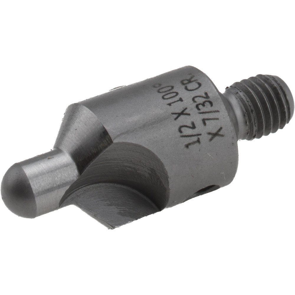 Made in USA 2-1/2" OAL, 1/2" Head Dia, 2 Flute, 100° Incl Angle, Integral Pilot, Adjustable Stop Countersink - 152-2-100-.2188