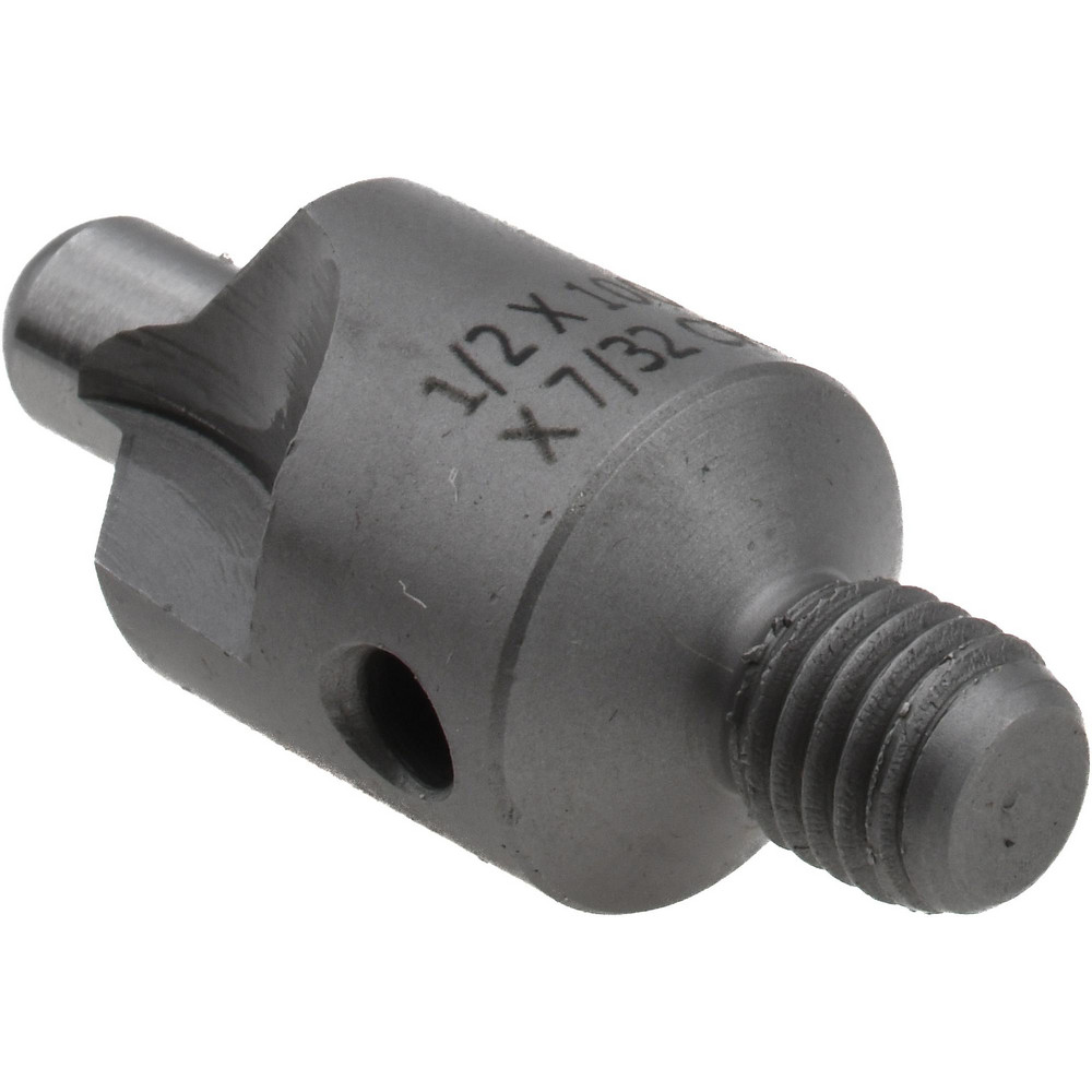 Made in USA 2-1/2" OAL, 1/2" Head Dia, 2 Flute, 100° Incl Angle, Integral Pilot, Adjustable Stop Countersink - 152-2-100-.2188