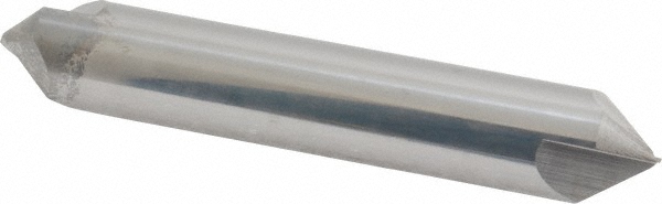 ProMax Chamfer Mill: 1/2" Dia, 1/2" Shank Dia, 90 deg, 2 Flute, Solid Carbide, Double End - 134-03230