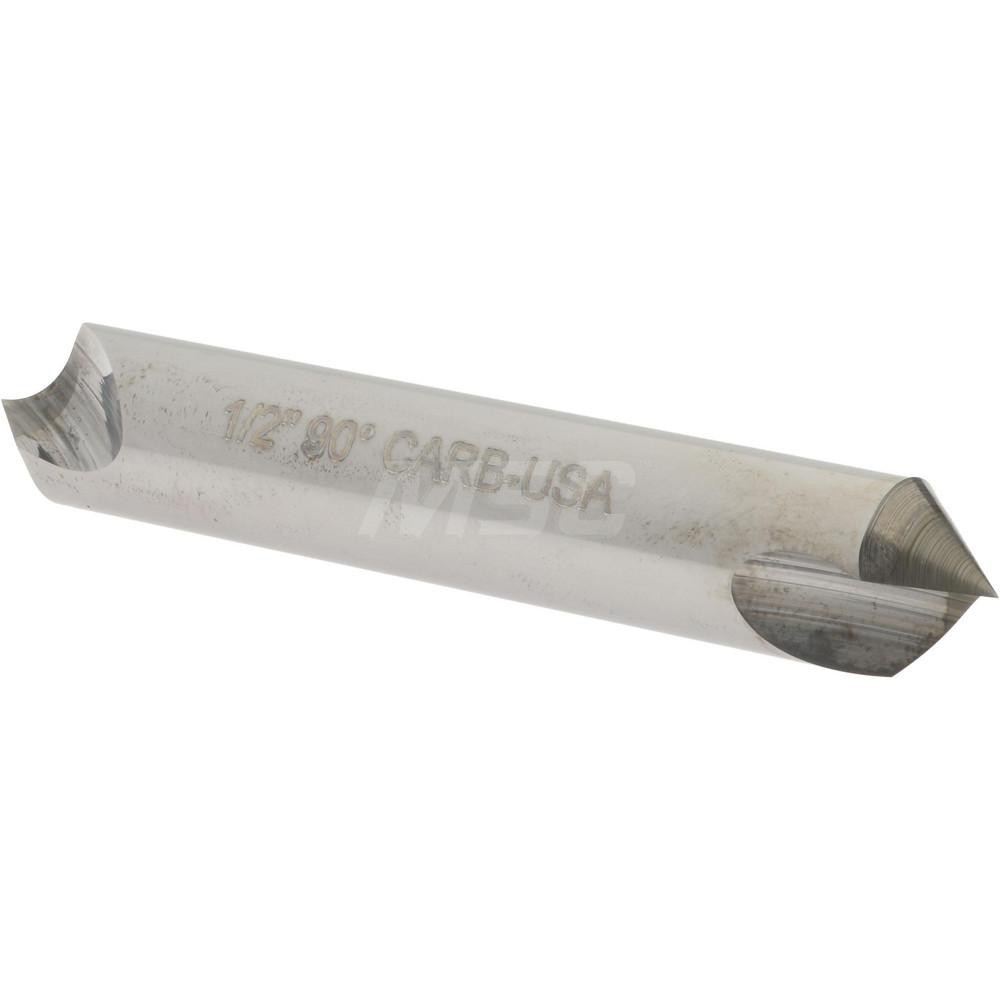M.A. Ford® Countersink: 1/2" Head Dia, 90.00 deg Included Angle, 1 Flute, Solid Carbide, Right Hand Cut - 60050003C