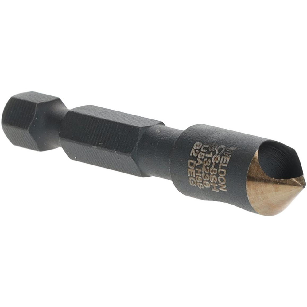 Made in USA Countersink: 82.00 deg Included Angle, 0 Flute, High-Speed Steel, Right Hand Cut - 98901-33-W