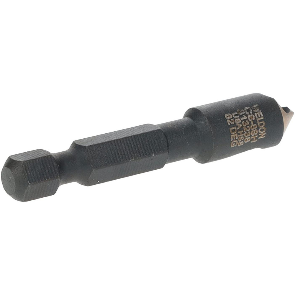 Made in USA Countersink: 82.00 deg Included Angle, 0 Flute, High-Speed Steel, Right Hand Cut - 98901-33-W