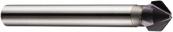 Dormer Pramet Countersink: 6.3000 mm Head Dia, 90.00 deg Included Angle, 3 Flute, High-Speed Steel, Right Hand Cut - 5973351
