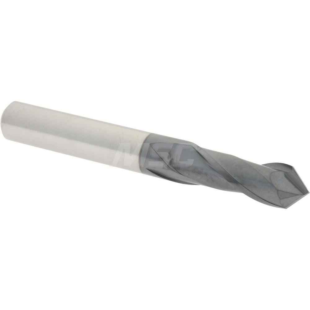 Helical Solutions Chamfer Mill: 5/8" Dia, 5/8" Shank Dia, 90 deg, 4 Flute, Solid Carbide, Single End - 84786