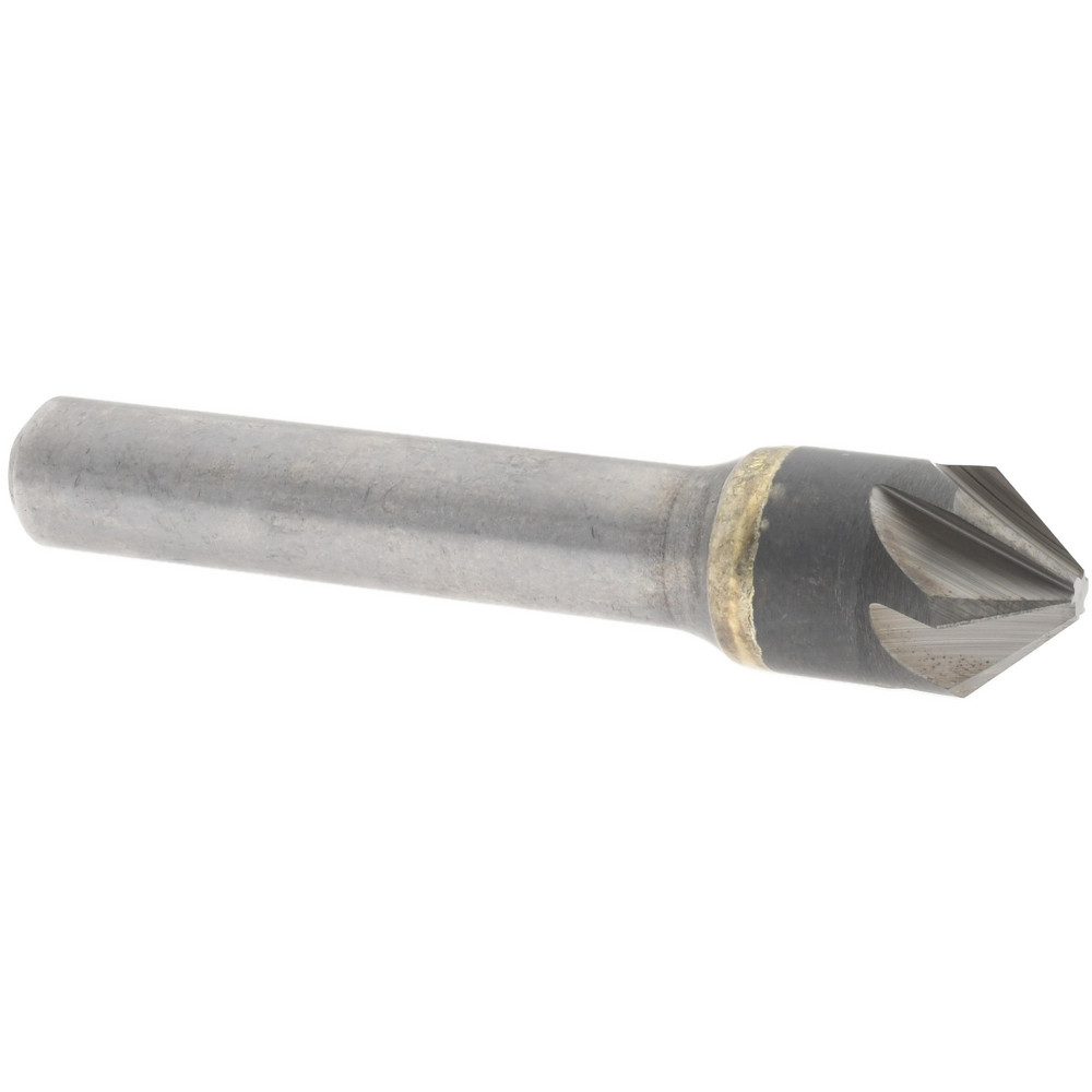 M.A. Ford® Countersink: 1/2" Head Dia, 120.00 deg Included Angle, 6 Flute, Solid Carbide, Right Hand Cut - 78050006