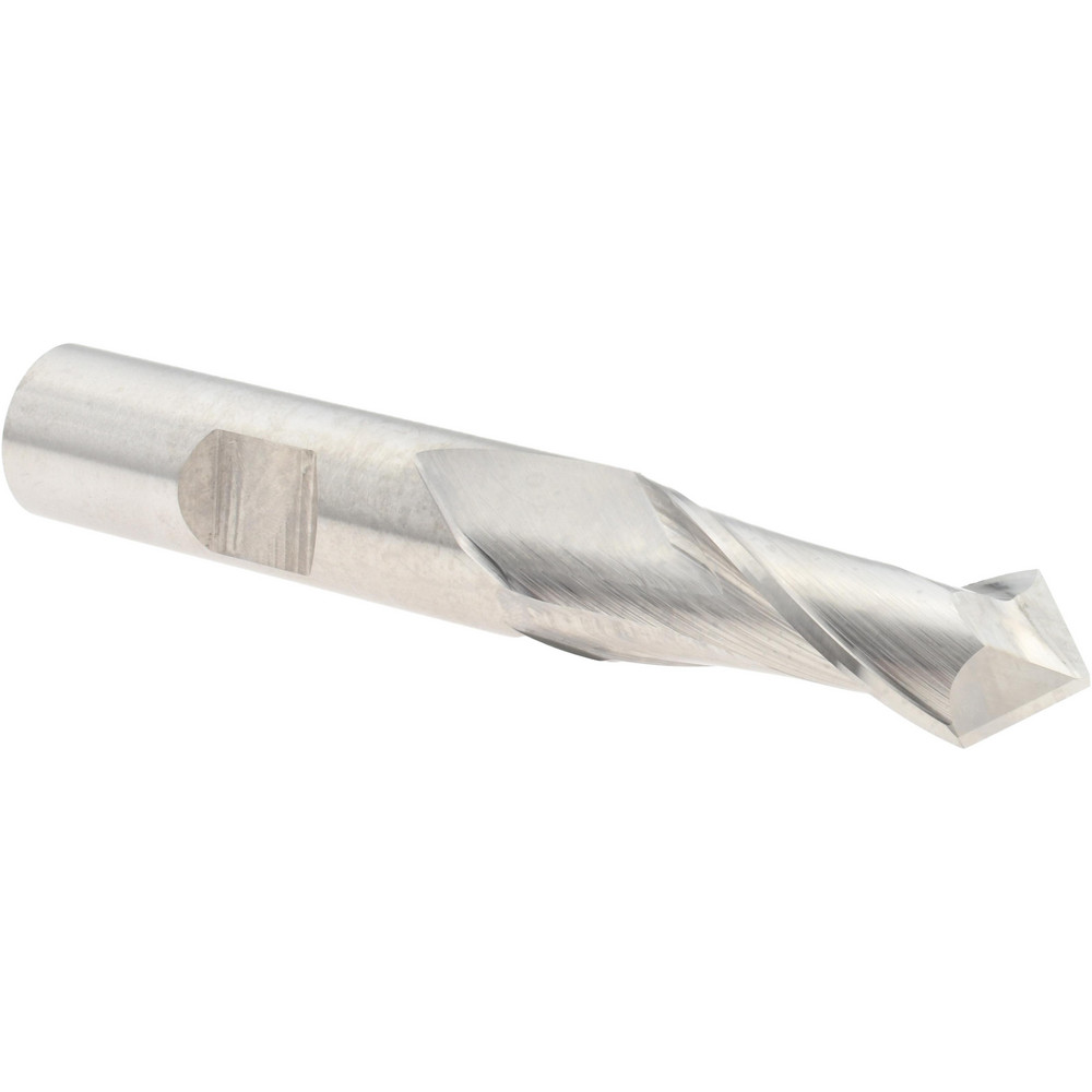 Made in USA Chamfer Mill: 3/8" Dia, 3/8" Shank Dia, 90 deg, 4 Flute, Solid Carbide, Single End - 34820-85-D