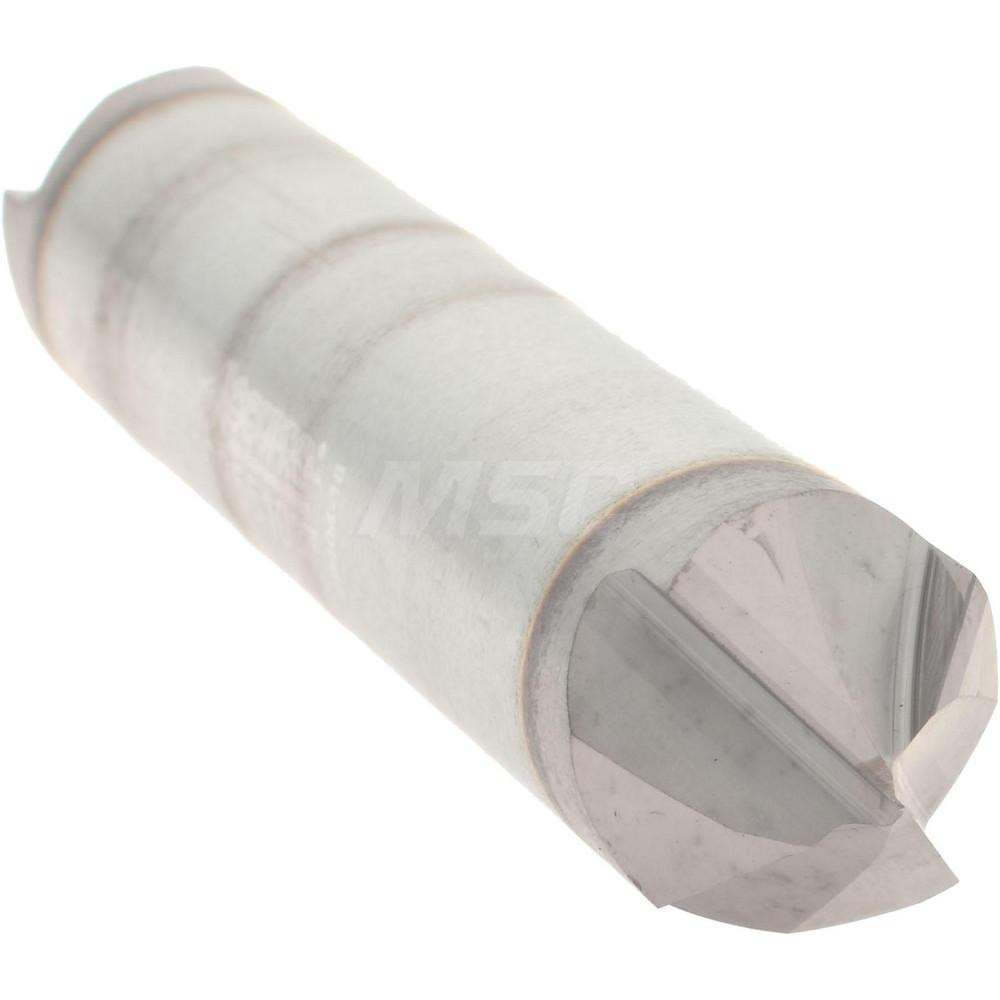 Accupro Chamfer Mill: 1/2" Dia, 1/2" Shank Dia, 90 deg, 4 Flute, Solid Carbide, Double End - 2500042