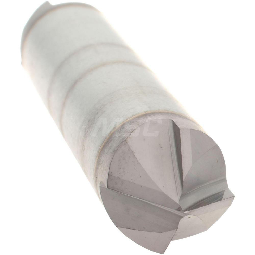 Accupro Chamfer Mill: 1/2" Dia, 1/2" Shank Dia, 90 deg, 4 Flute, Solid Carbide, Double End - 2500042