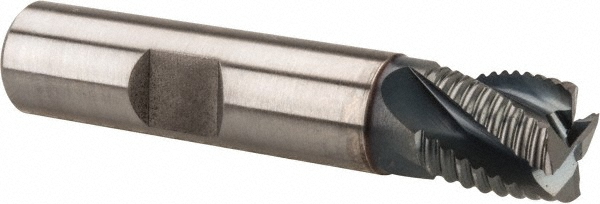 Made in USA Chamfer Mill: 1/8" Dia, 1/8" Shank Dia, 90 deg, 4 Flute, Solid Carbide, Single End - 36159