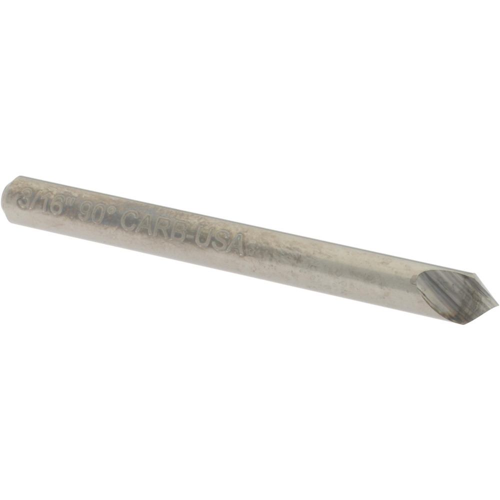 M.A. Ford® Countersink: 3/16" Head Dia, 90.00 deg Included Angle, 1 Flute, Solid Carbide, Right Hand Cut - 60018703