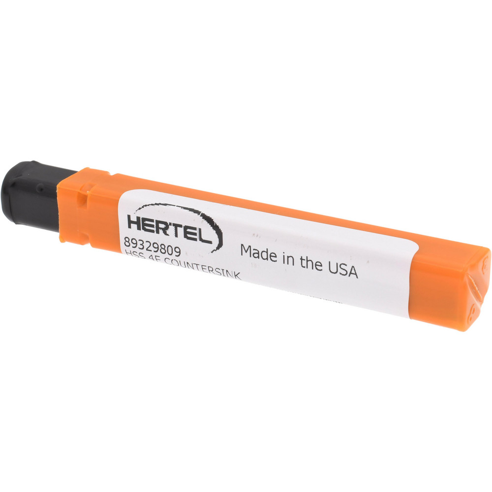 Hertel Countersink: 3/16" Head Dia, 100.00 deg Included Angle, 4 Flute, High-Speed Steel, Right Hand Cut - GX89329809