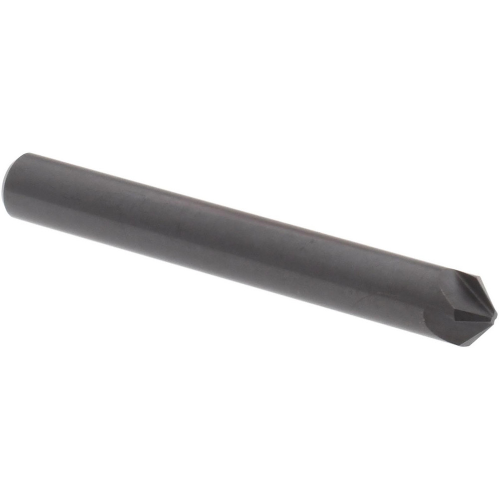 Hertel Countersink: 3/16" Head Dia, 100.00 deg Included Angle, 4 Flute, High-Speed Steel, Right Hand Cut - GX89329809