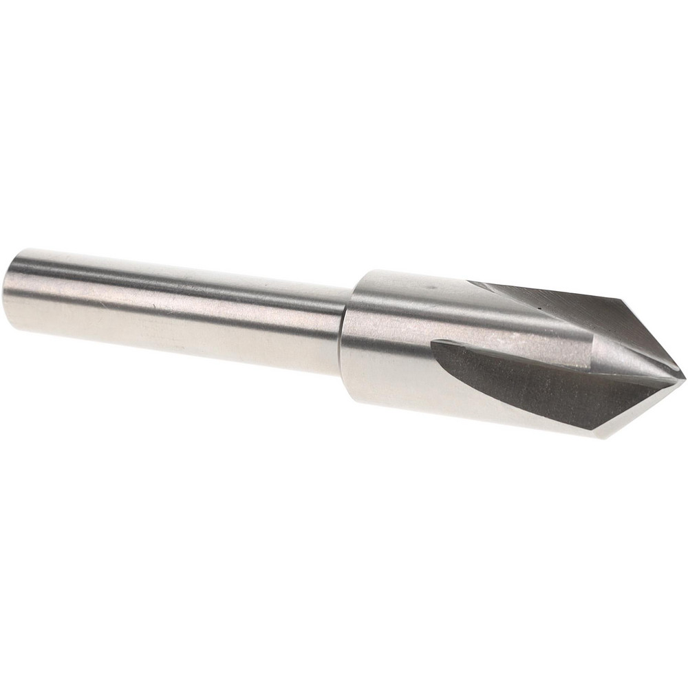 Value Collection Countersink: 3/4" Head Dia, 82.00 deg Included Angle, 4 Flute, High-Speed Steel, Right Hand Cut - SC3082048