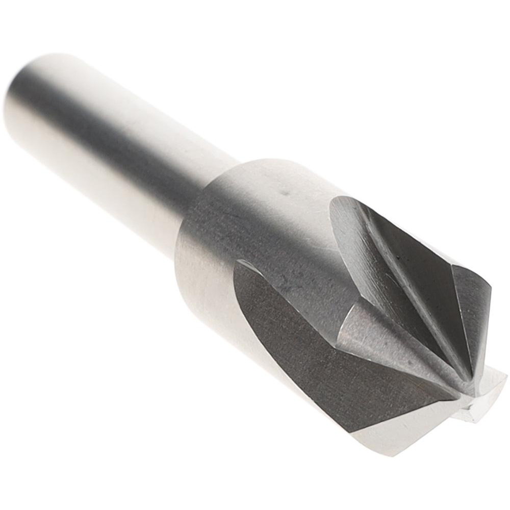 Value Collection Countersink: 3/4" Head Dia, 82.00 deg Included Angle, 4 Flute, High-Speed Steel, Right Hand Cut - SC3082048