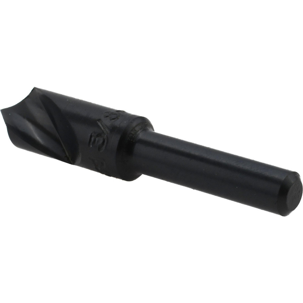 M.A. Ford® Countersink: 3/8" Head Dia, 82.00 deg Included Angle, 1 Flute, High-Speed Steel, Right Hand Cut - 61037502