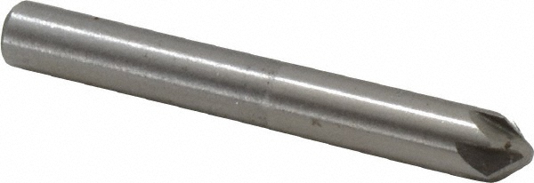 Value Collection Countersink: 3/16" Head Dia, 82.00 deg Included Angle, 6 Flute, Cobalt Steel, Right Hand Cut - SC2182012