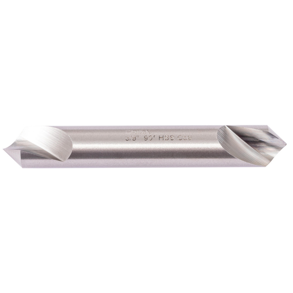 Hertel Countersink: 3/8" Head Dia, 90.00 deg Included Angle, 1 Flute, High-Speed Steel, Right Hand Cut - GX89340343