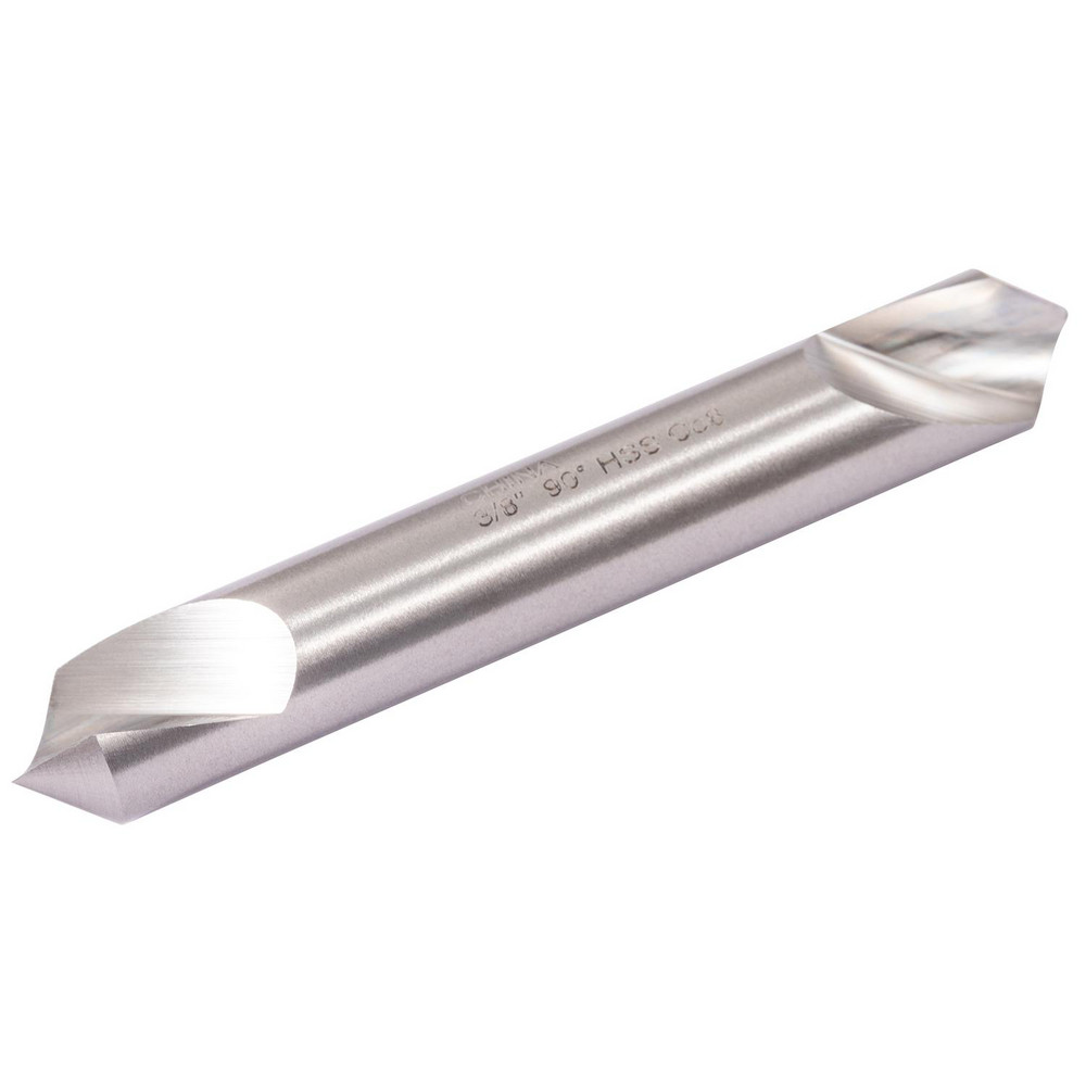 Hertel Countersink: 3/8" Head Dia, 90.00 deg Included Angle, 1 Flute, High-Speed Steel, Right Hand Cut - GX89340343