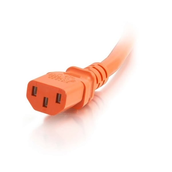 C2G 6Ft C14 To C13 18/3 Sjt Orange - 17506