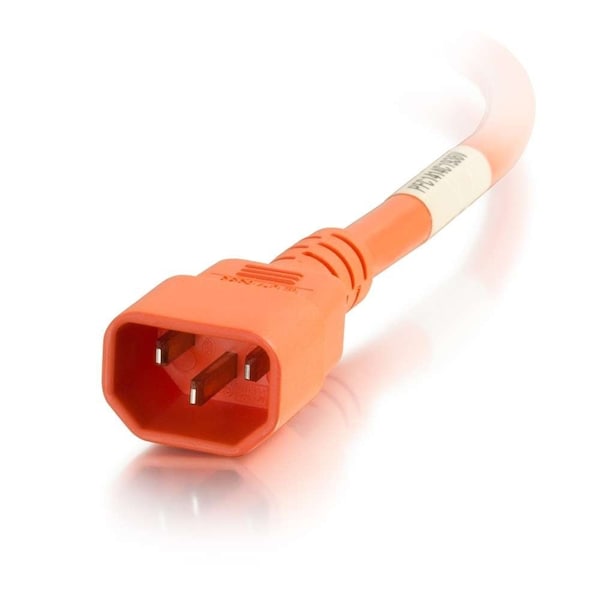 C2G 6Ft C14 To C13 18/3 Sjt Orange - 17506