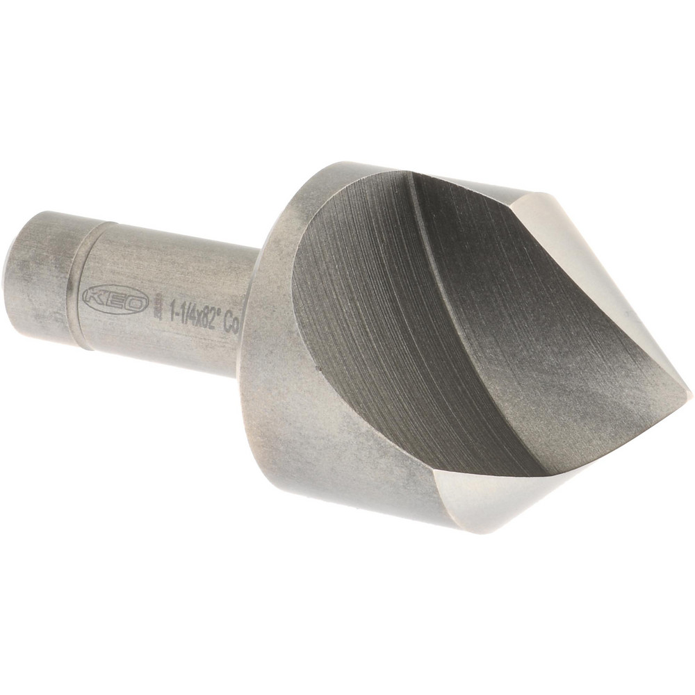 Keo Countersink: 1/2" Head Dia, 90.00 deg Included Angle, 1 Flute, Cobalt Steel, Right Hand Cut - 919-000-605