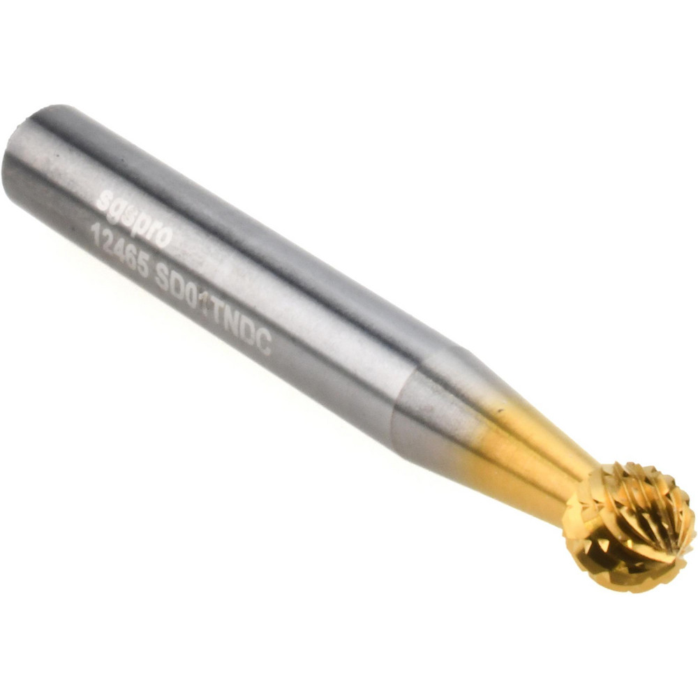 Made in USA Abrasive Burr: 1/4" Cut Dia - 22412