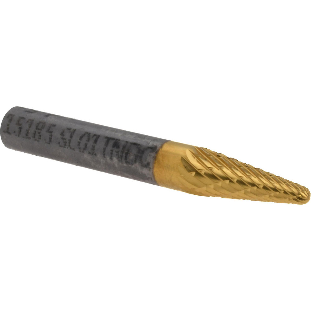 Made in USA Abrasive Burr: 1/4" Cut Dia - 22412