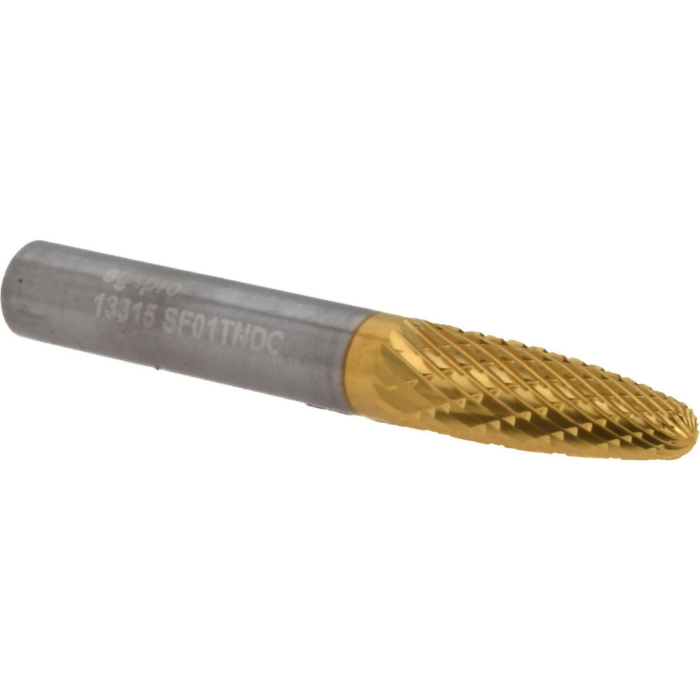 Made in USA Abrasive Burr: 1/4" Cut Dia - 22412