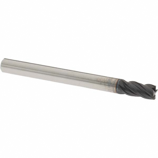 Harvey Tool Chamfer Mill: 1/4" Dia, 1/4" Shank Dia, 70 deg, 3 Flute, Solid Carbide, Single End - 18535-C3