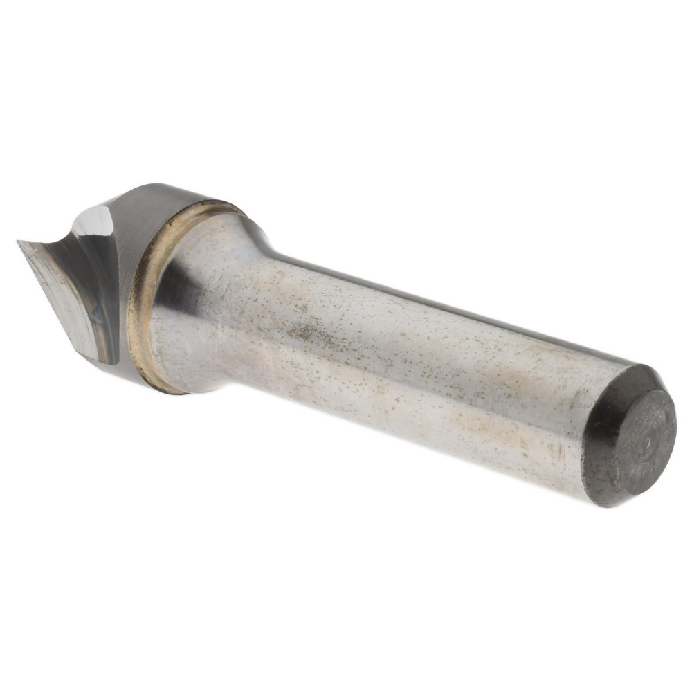 Hertel Countersink: 3/4" Head Dia, 60.00 deg Included Angle, 1 Flute, Solid Carbide, Right Hand Cut - 331-008550
