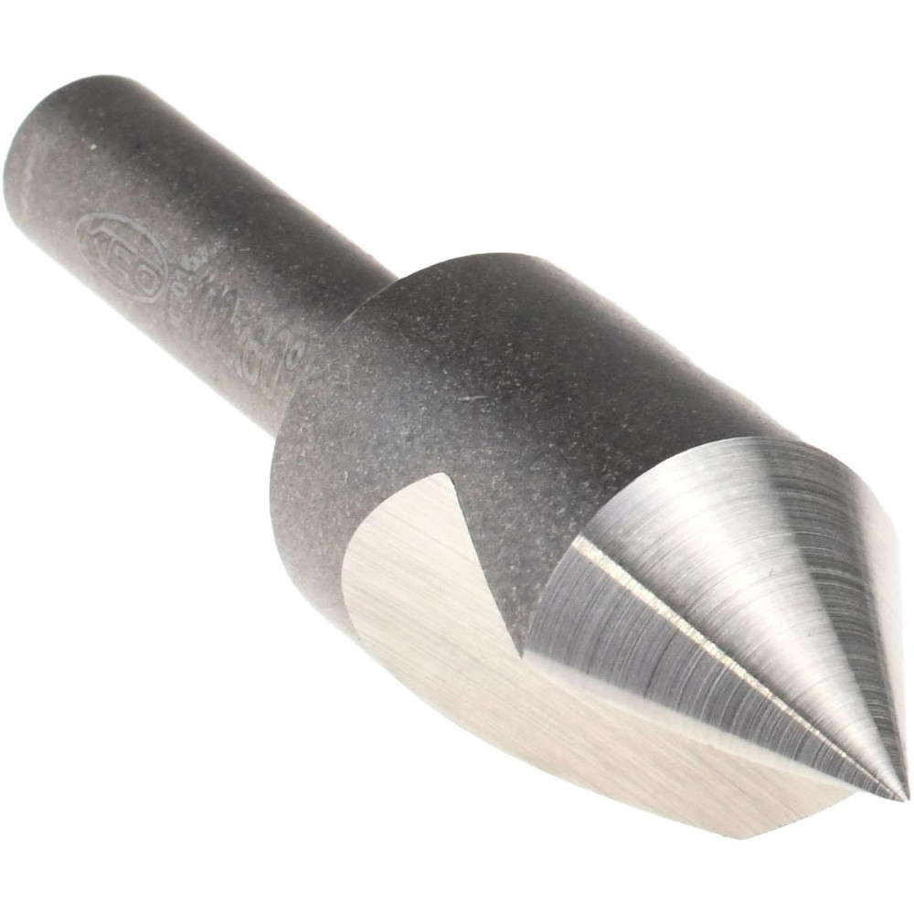 Keo Countersink: 1/2" Head Dia, 60.00 deg Included Angle, 1 Flute, High-Speed Steel, Right Hand Cut - 919-000-071