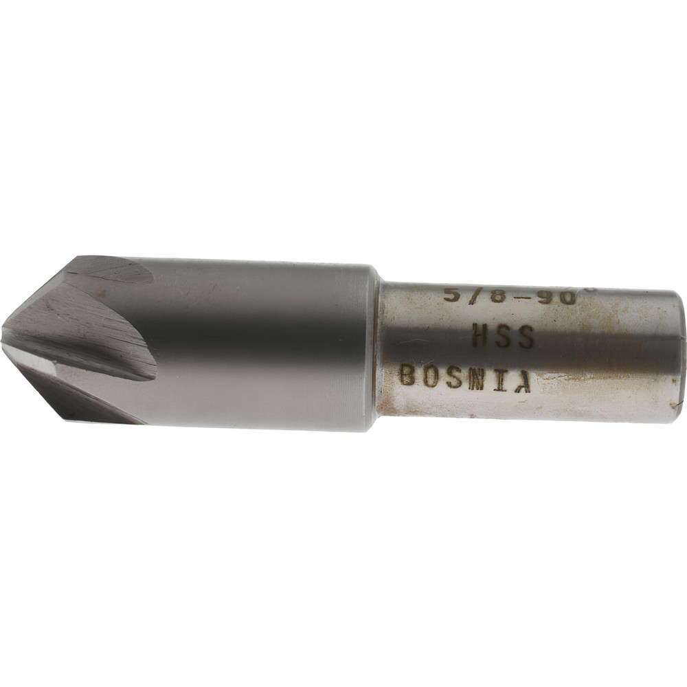 Value Collection Countersink: 5/8" Head Dia, 90.00 deg Included Angle, 6 Flute, High-Speed Steel, Right Hand Cut - SC2090040