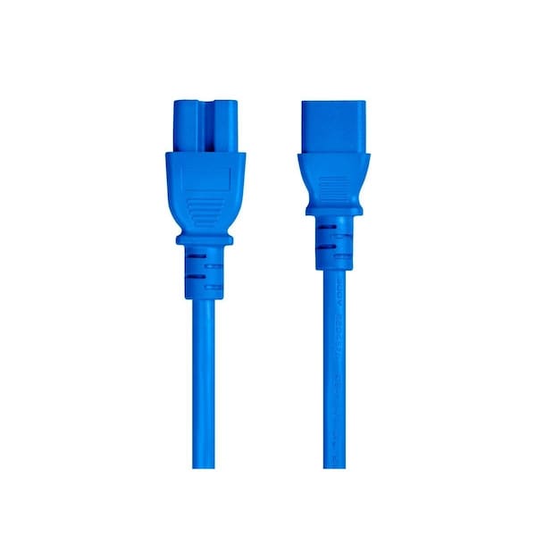 Monoprice Heavy Duty Power Cable - IEC 60320 C14 to IEC 60320 C15_ 14AWG_ 15A_ S - 33658