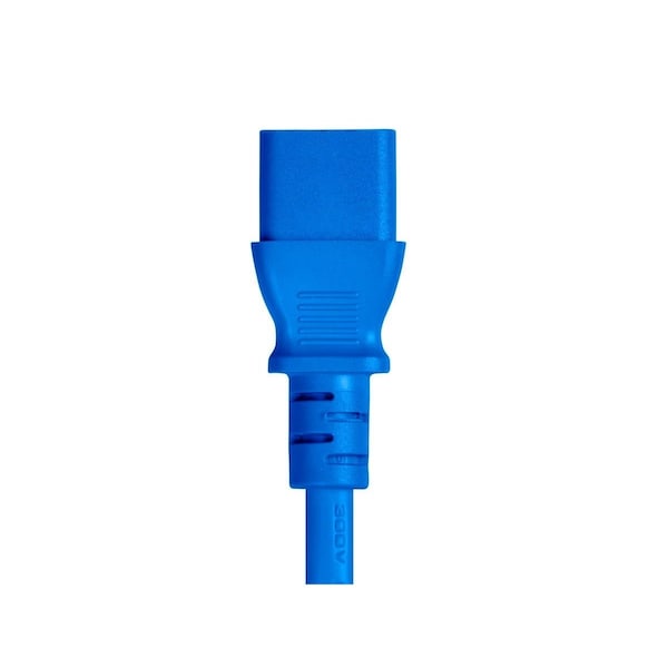 Monoprice Heavy Duty Power Cable - IEC 60320 C14 to IEC 60320 C15_ 14AWG_ 15A_ S - 33658