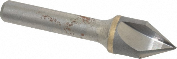 Hertel Countersink: 5/8" Head Dia, 60.00 deg Included Angle, 3 Flute, Solid Carbide, Right Hand Cut - 333-007050