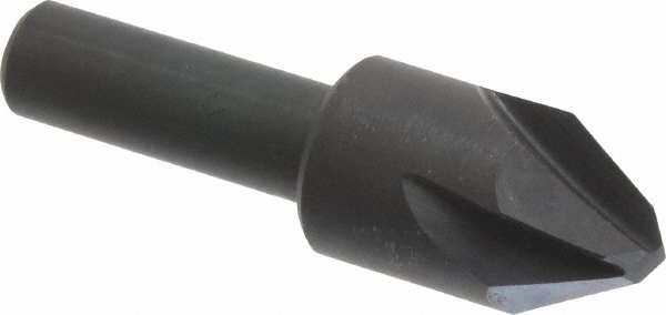 Hertel Countersink: 5/8" Head Dia, 60.00 deg Included Angle, 4 Flute, High-Speed Steel, Right Hand Cut - GX89336259