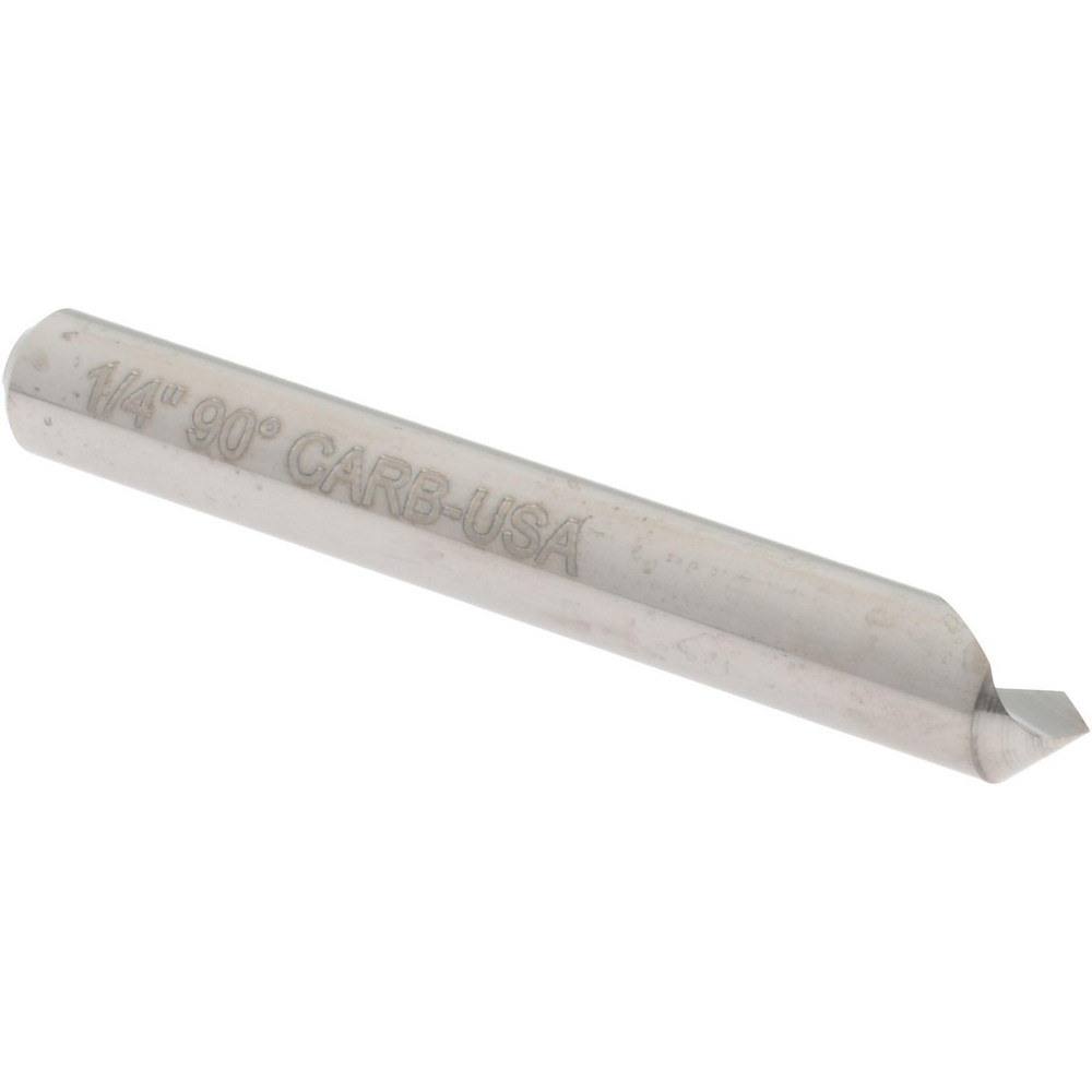 M.A. Ford® Countersink: 1/4" Head Dia, 90.00 deg Included Angle, 1 Flute, Solid Carbide, Right Hand Cut - 60025003