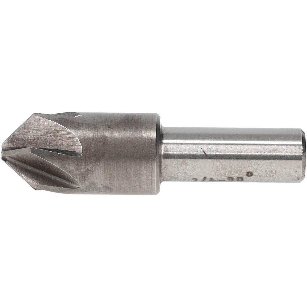 Value Collection Countersink: 3/4" Head Dia, 90.00 deg Included Angle, 6 Flute, Cobalt Steel, Right Hand Cut - SC2190048