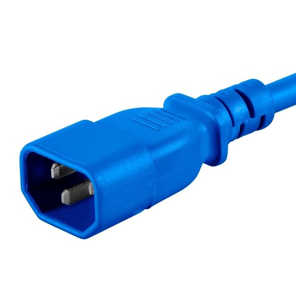 Monoprice Heavy Duty Power Cable - IEC 60320 C14 to IEC 60320 C15_ 14AWG_ 15A_ S - 33654