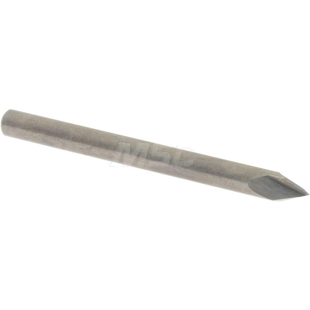Accupro Chamfer Mill: 1/8" Dia, 1/8" Shank Dia, 82 deg, 2 Flute, Solid Carbide, Single End - 2500264