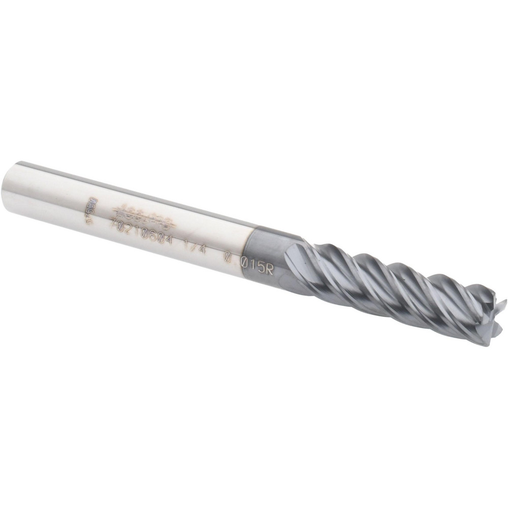 Accupro Chamfer Mill: 1/8" Dia, 1/8" Shank Dia, 82 deg, 2 Flute, Solid Carbide, Single End - 2500264