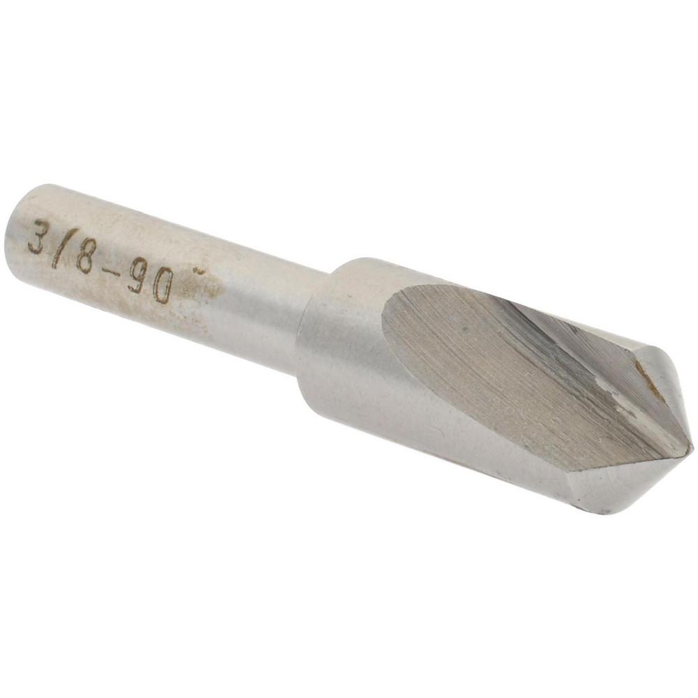 Value Collection Countersink: 3/8" Head Dia, 100.00 deg Included Angle, 1 Flute, High-Speed Steel, Right Hand Cut - SC10100024