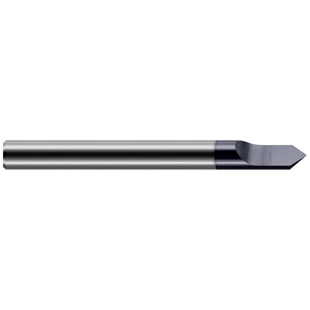 Harvey Tool Chamfer Mill: 1/2" Dia, 1/2" Shank Dia, 90 deg, 5 Flute, Solid Carbide, Single End - 908432-C3