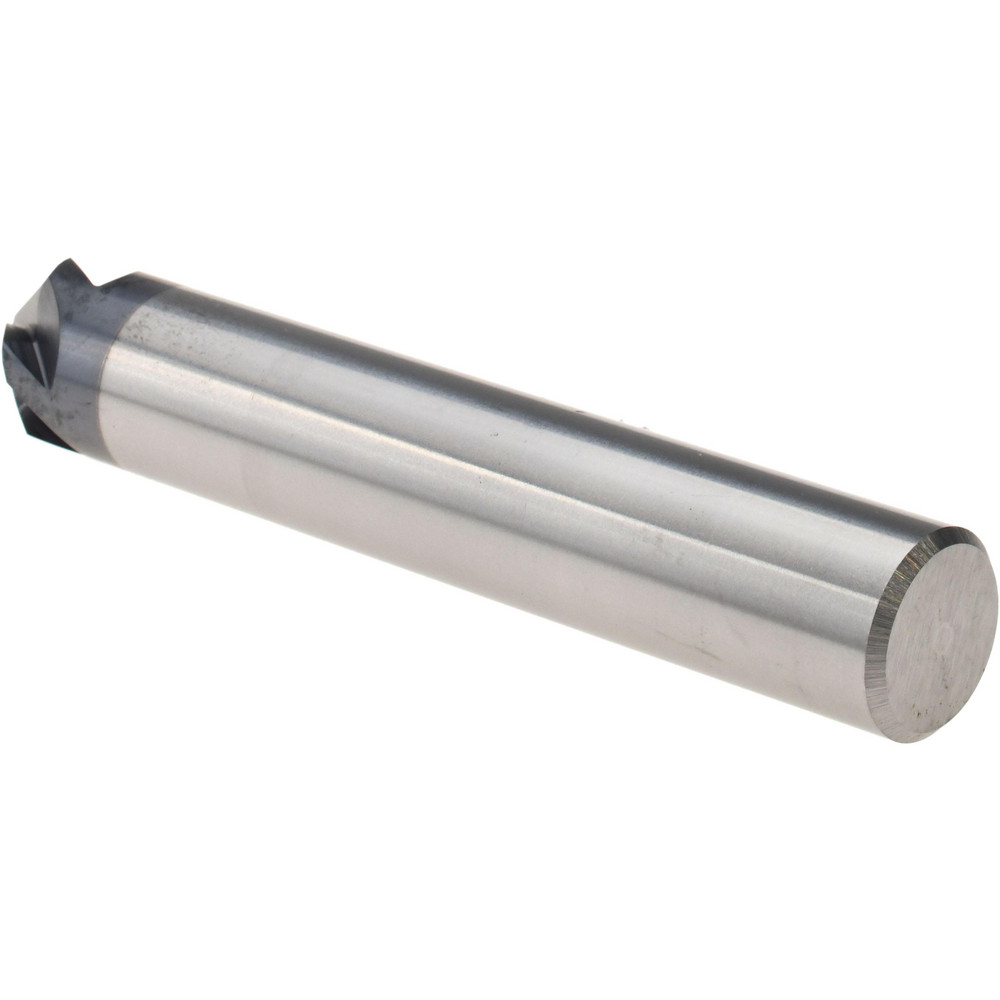 Harvey Tool Chamfer Mill: 1/2" Dia, 1/2" Shank Dia, 90 deg, 5 Flute, Solid Carbide, Single End - 908432-C3