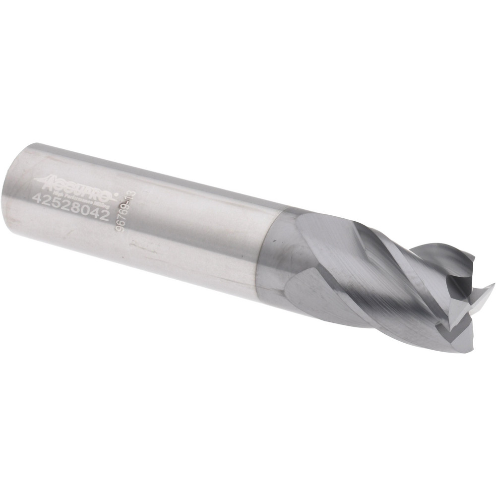 Harvey Tool Chamfer Mill: 1/2" Dia, 1/2" Shank Dia, 90 deg, 5 Flute, Solid Carbide, Single End - 908432-C3