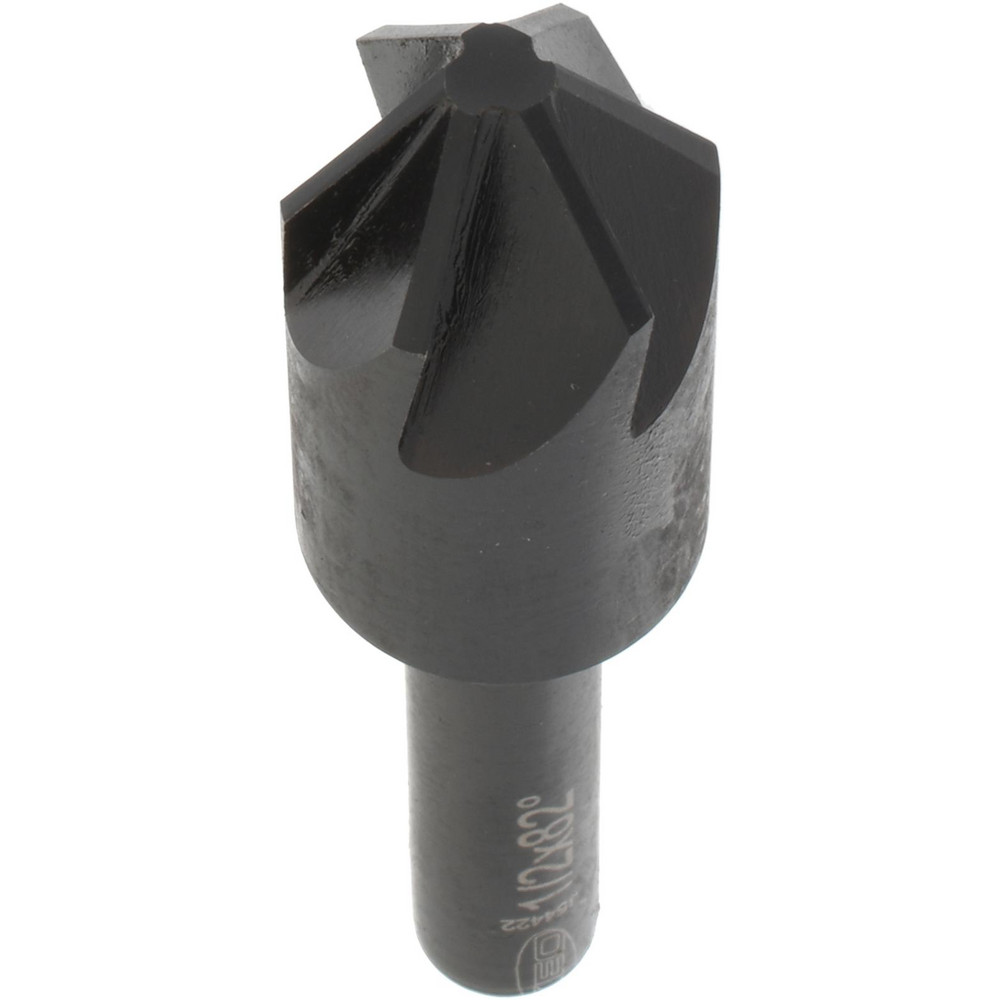 Keo Countersink: 1/2" Head Dia, 82.00 deg Included Angle, 6 Flute, High-Speed Steel, Right Hand Cut - 919-000-344