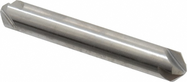 Hertel Countersink: 3/8" Head Dia, 100.00 deg Included Angle, 4 Flute, High-Speed Steel, Right Hand Cut - GX89336226